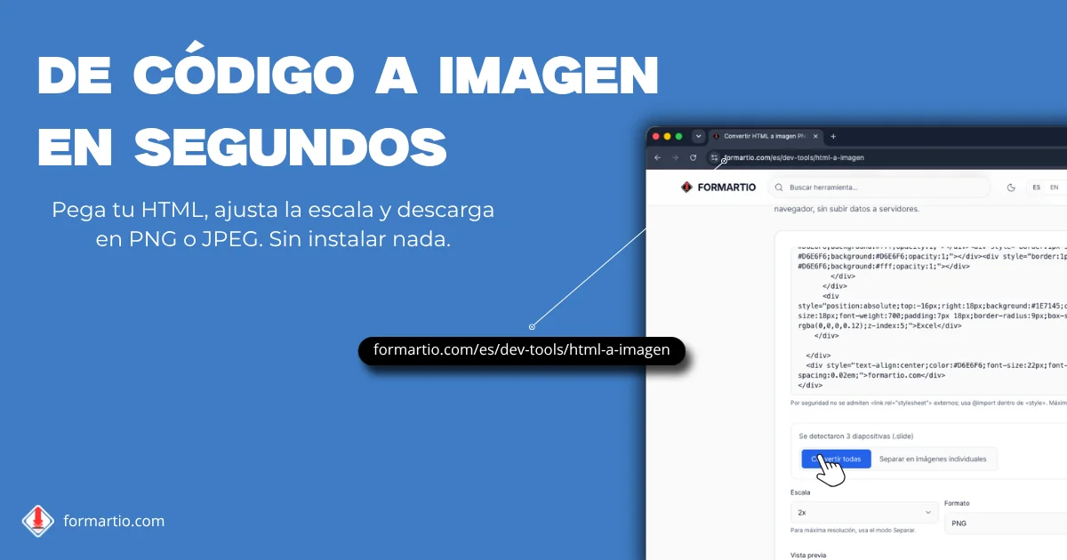 Convertir HTML a imagen online gratis