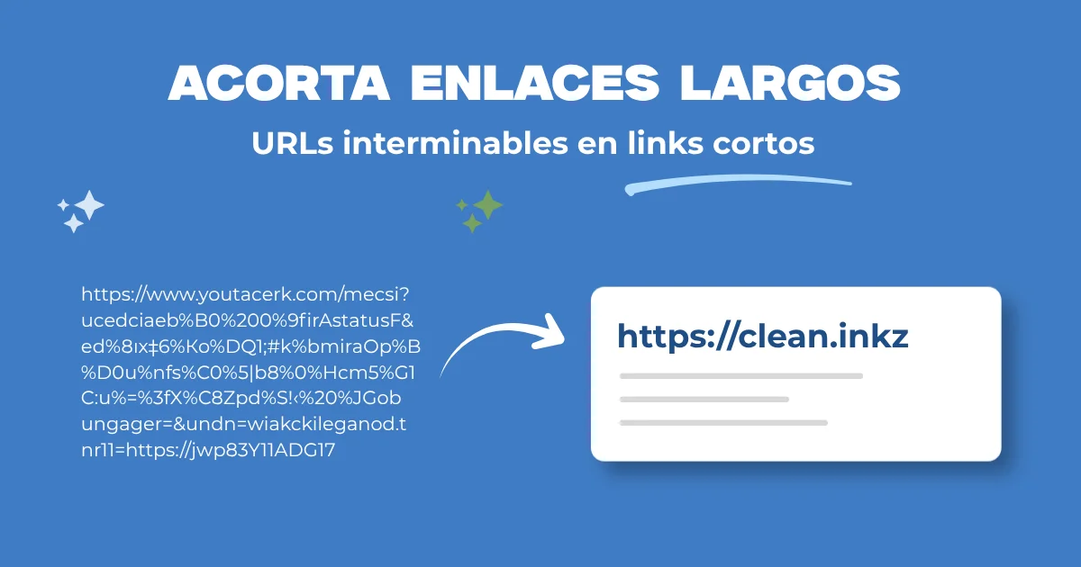 Acortar links y URLs largas online gratis