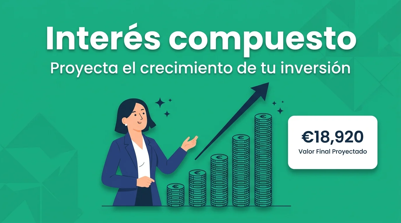Calcular interés compuesto e inversiones online gratis